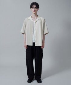 WEGO カラーブロックオープンカラーシャツ（S）