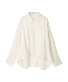 earth music&ecology ドロスト羽織シャツ