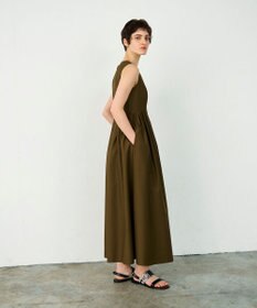 GRACE CONTINENTAL タックフレアロングワンピース