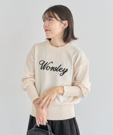 Green Parks ブークレ－ロゴニットプルオーバー