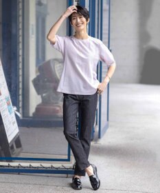 J.PRESS LADIES L 【WEB限定カラーあり・抗菌消臭・吸水速乾】サッカージャージー ボリュームスリーブ カットソー