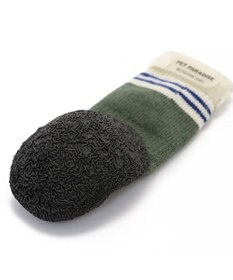 PET PARADISE 犬 靴 靴下 フィットシューズ 【SM】 グリーン ブラウン