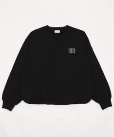 WEGO 【ユニセックス着用ITEM】ショートドロストワンポイント刺繍プルオーバー