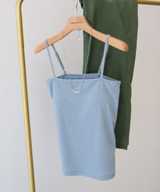 AMERICAN HOLIC カップ付き　ラメリブキャミソール