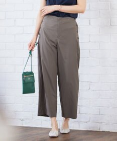 J.PRESS LADIES L 【洗える・イージーケア】ソフトタイプライター セミワイド パンツ