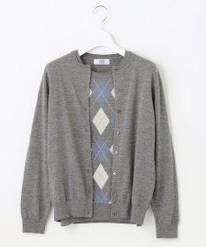 J.PRESS LADIES 【洗える】アーガイルツイン ニット