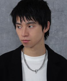 WEGO Mステンレスマンテルチェーンネックレス