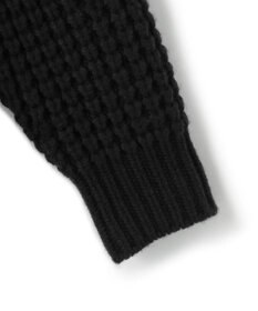 UNFILO MENS 【男女兼用】ウールポップコーン クルーネック ニット