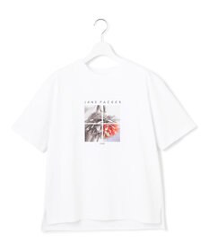 23区 【洗える】JANE PACKERコラボ フォトプリント Tシャツ