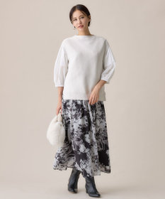 自由区 【洗える】エッセンシャルポンチ Vネックカットソー