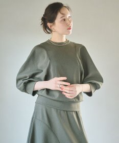 #Newans ラウンドスリーブカットソー