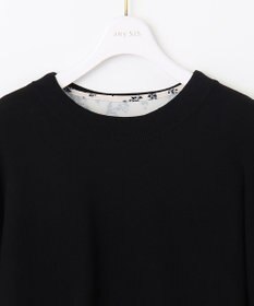 ANY SIS 【美人百花10月号掲載】ドルマンニット×プリントワンピース セット