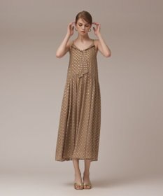 GRACE CONTINENTAL フォイルドットキャミワンピース