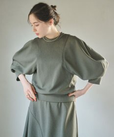 #Newans ラウンドスリーブカットソー