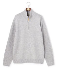J.PRESS MEN 【KING SIZE】【Cash Lamb's Wool】ハーフジップ ニット_25年モデル