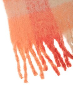 AMERICAN HOLIC 起毛カラーチェックシャギーマフラー