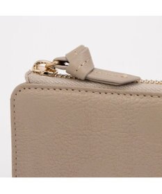 UNBILLION ペルケ perche / ドット型押しL字ロングストラップウォレット