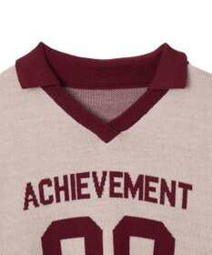 WEGO ナンバリングジャガードニット