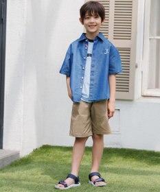 J.PRESS KIDS 【100-130㎝】コットンストレッチ ショートパンツ
