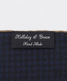 JOSEPH ABBOUD 【イタリア製・Holliday&Brown】バードグラフィックプリントポケットチーフ