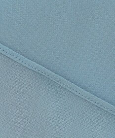 ICB 【洗える・UVケア】BackSatinAmunzen ラッフルデザインブラウス