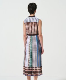 GRACE CONTINENTAL マルチチェックワンピース