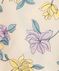 GRACE CONTINENTAL フラワー刺繍ショートトップ