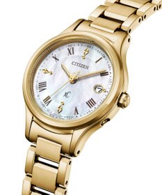 CITIZEN 【簡単バンド調整】アンバーイエローゴールドが艶やかな電波時計