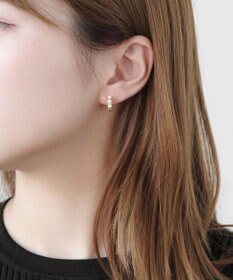 TOCCA 【WEB限定】TRILL PEARL PIERCED EARRINGS K10 淡水パール ピアス