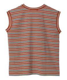 AMERICAN HOLIC マルチボーダーノースリーブカットプルオーバー