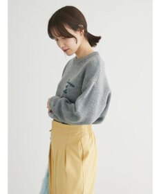 Green Parks 刺繍ロゴニットプルオーバー