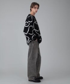 WEGO 【ユニセックス着用ITEM/MLサイズ展開】ファジーパターンプルオーバー