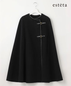 23区 L 【エステータ】MTRウールカシミヤリバー マント