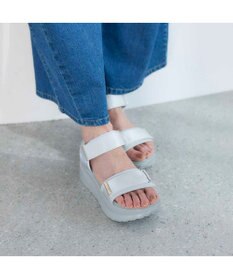 MODE ET JACOMO <noyau>厚底サテンベルクロスポーツサンダル