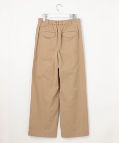 J.PRESS LADIES 【洗える】20チノストレッチ ワイドパンツ