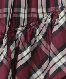 Green Parks ・ＳＵＧＡＲＳＰＯＯＮチェックドロストティアードスカー