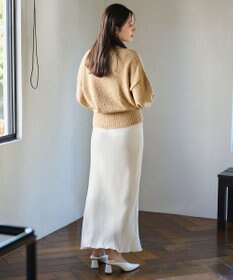 #Newans 【洗える】クロップドバルーンボリュームスリーブニット