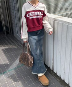 WEGO 切り替えショートスウェット