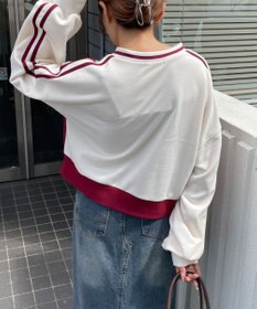 WEGO 切り替えショートスウェット