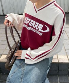 WEGO 切り替えショートスウェット