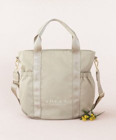 TOCCA 【WEB＆一部店舗限定・撥水・環境にやさしい素材】SANA SIDEPOCKET TOTE トートバッグ
