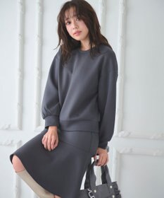 Feroux 【洗える・セットアイテム】バックリボンダンボール セットアップ