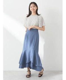 earth music&ecology チューリップヘムティアードスカート