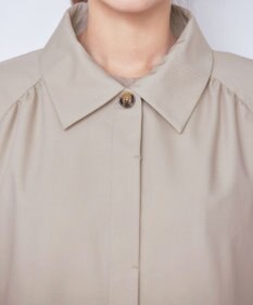 Tiaclasse 【洗える】ラグランパフスリーブトレンチコート