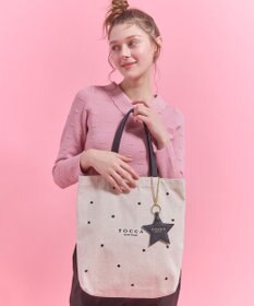 TOCCA 【chayさん着用】【WEB＆一部店舗限定・A4サイズ対応】LUCKY TWINKLE CANVASTOTE キャンバストートバッグ