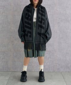 WEGO 【ユニセックス着用ITEM】ロゴマフラー