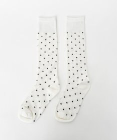 WEGO ドット柄ハイソックス