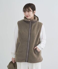 Green Parks スタンドカラーボアＺＩＰベスト