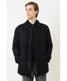 DAKS ウールフラノミドル丈ジャケット