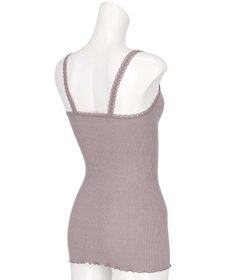 AMPHI あったかインナー 薄手 リブ素材 キャミソール UWF160 アンフィ／ワコール